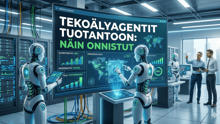 Tekoälyagentit tuotantoon: Näin onnistut