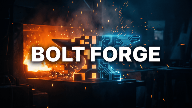 Bolt Forge rakentaa sovellukset vain avoimilla malleilla