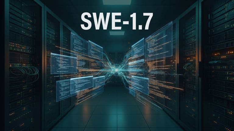 Cognition julkaisi SWE-1.7:n Deviniin: lähes kärkitason koodaus