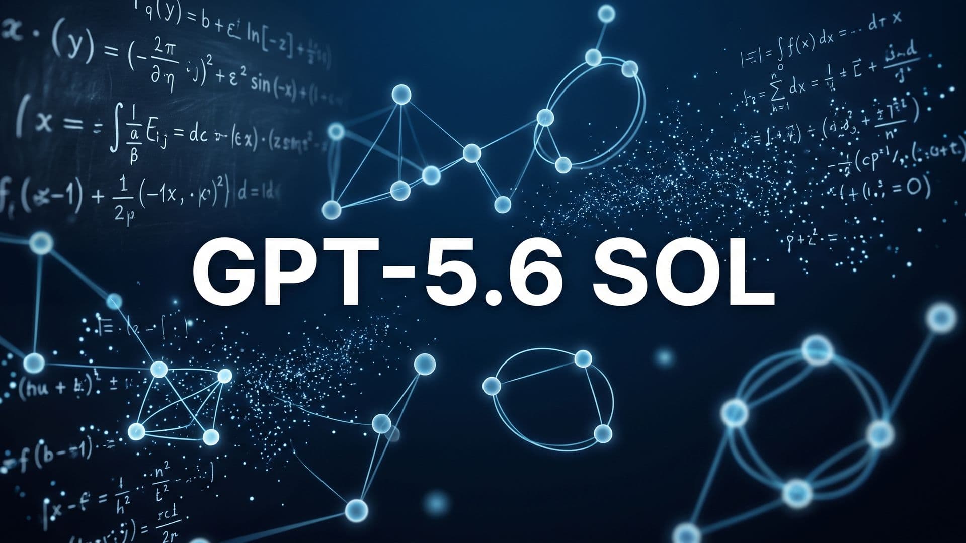 GPT-5.6 Sol -teksti matemaattisten silmukoiden ja verkkosolmujen edessä