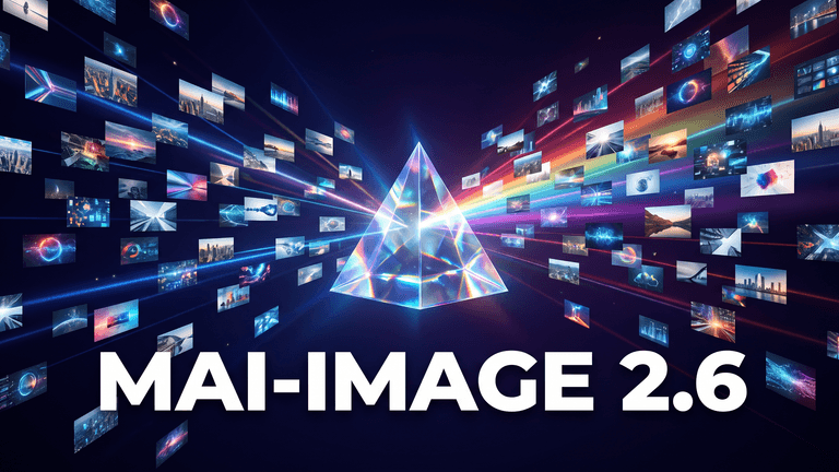 Microsoft julkaisi MAI-Image-2.6:n ja nopean Flash-version