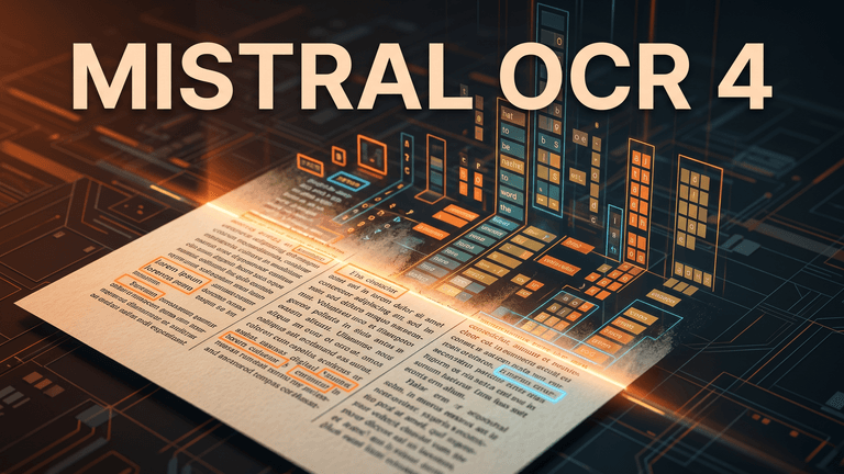 Mistral OCR 4 vie rakenteisen dokumenttiälyn omaan konesaliin