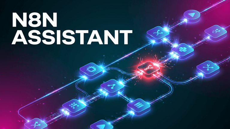 n8n Assistant rakentaa työnkulun ja korjaa sen virheet