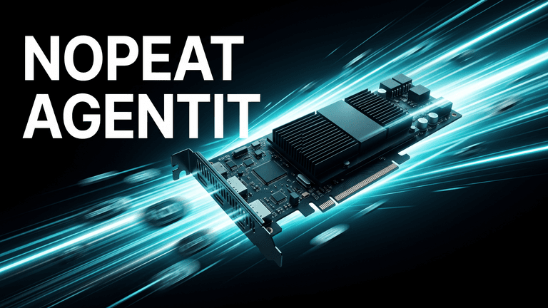 NVIDIA Groq 3 LPX tuotantoon: 3 400 tokenia sekunnissa