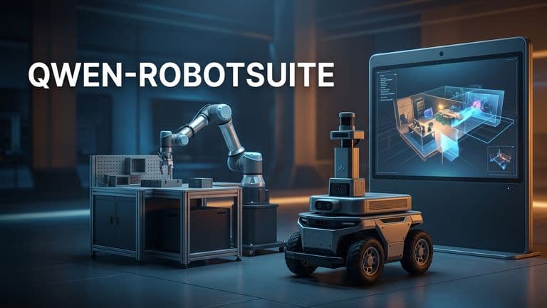 Qwen-RobotSuite tuo kolme perusmallia fyysiseen tekoälyyn