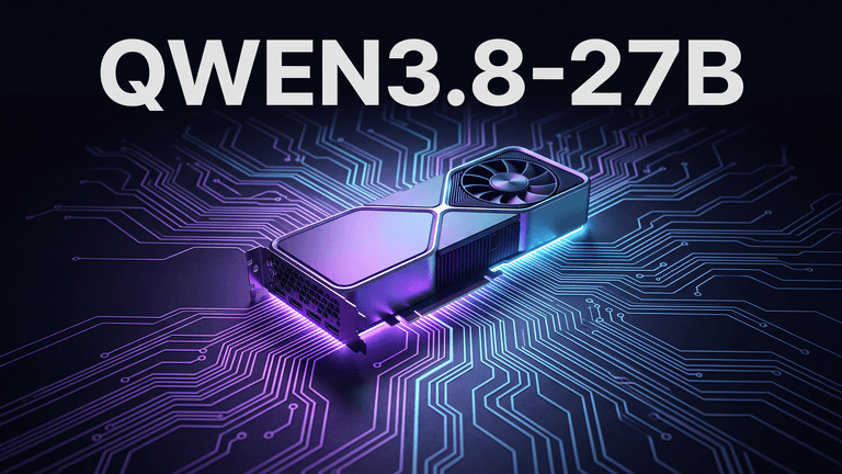 Qwen3.8-27B tuo kärkitason koodausagentit omalle koneelle