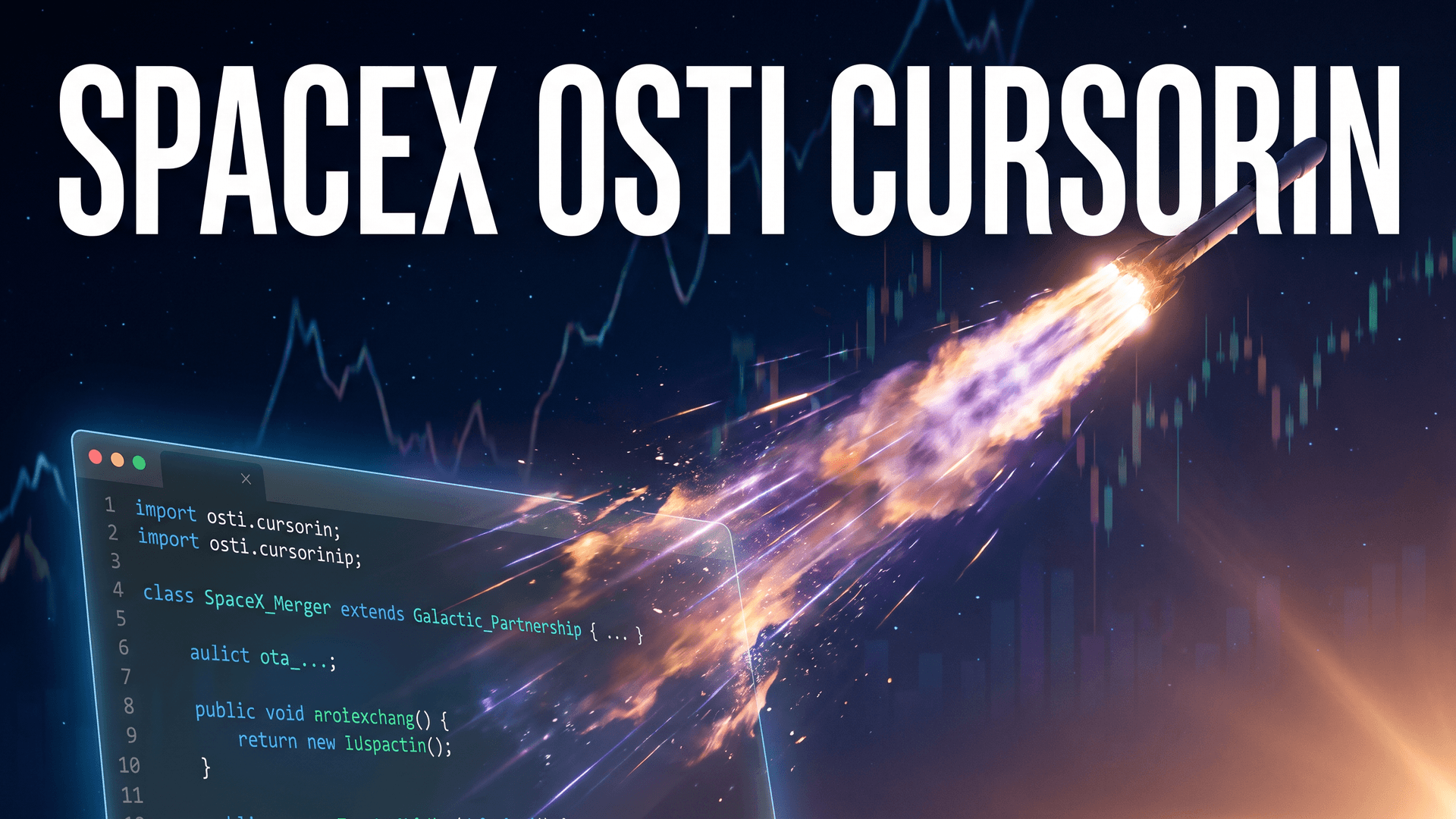 Koodieditori muuttuu raketin liekiksi, otsikkona SpaceX osti Cursorin