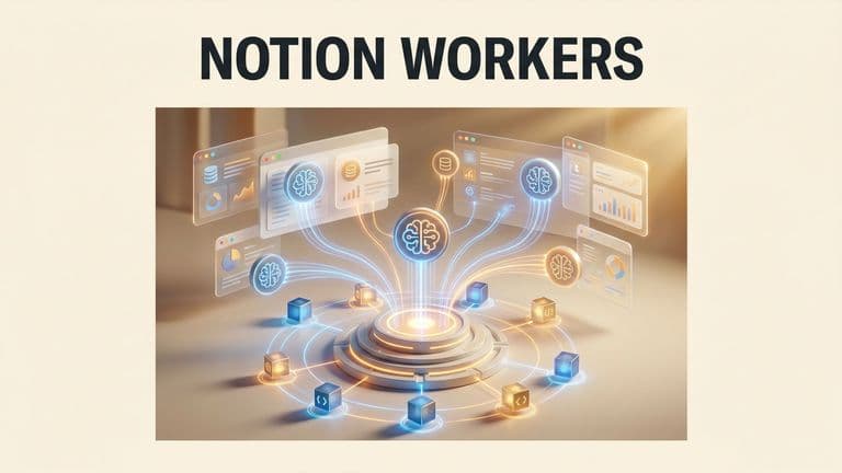 Notion julkaisi kehitysalustan: agentit ja Workers työtiloihin